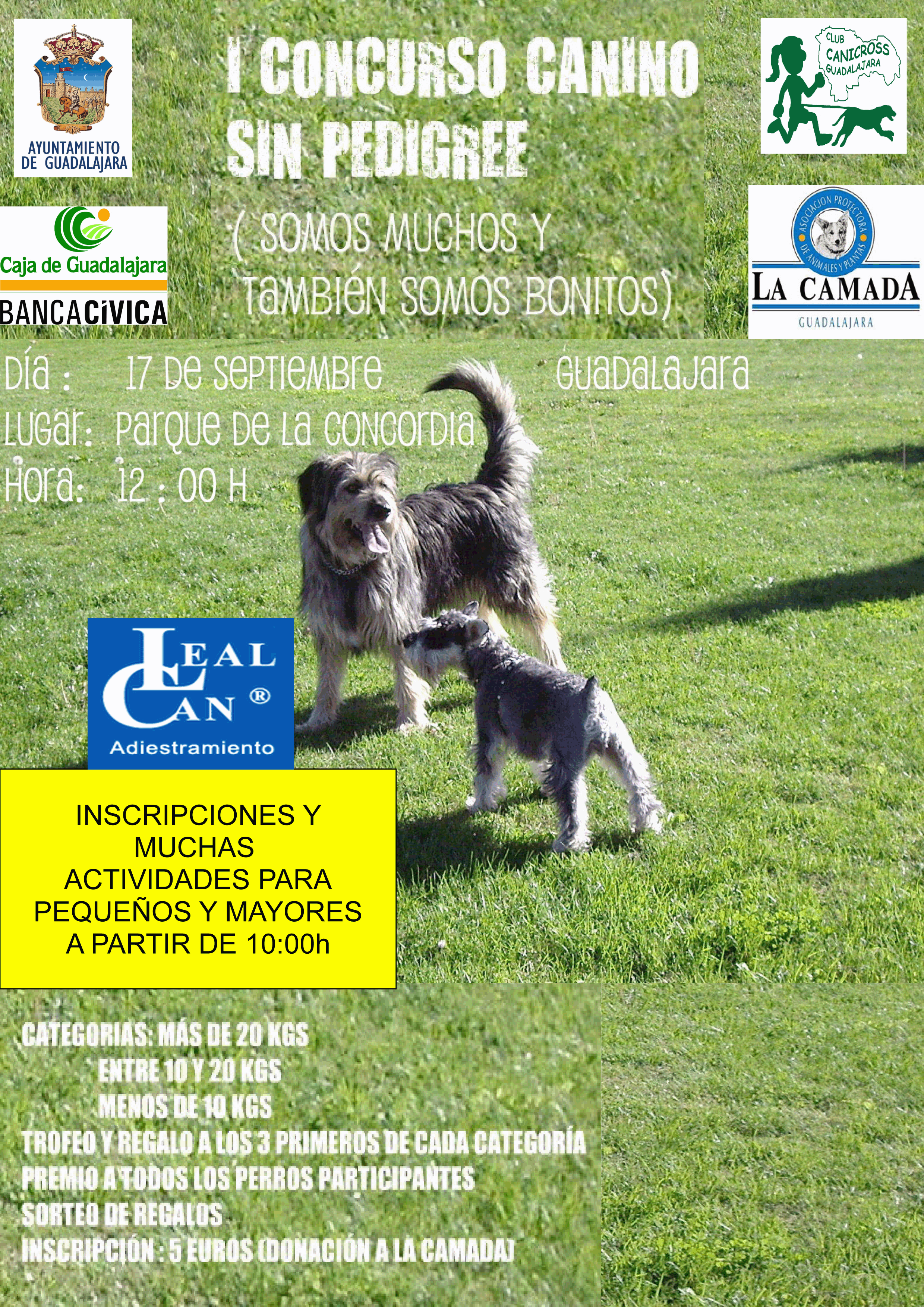 Poster I Concurso Canino sin Pedigree